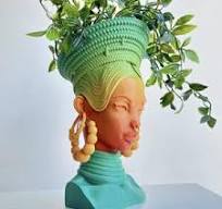 Medusa flower pot - Etsy België