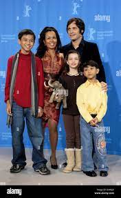 Mexican Actor Gael Garcia Bernal C Back Filipino Actress Marife Necesito 2 L And Actors Jan Nicdao L Martin Delos Santos R And Sophie Nyweide 2 R Pose At The Photocall For Their Film