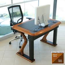 Odk computer small kids writing desk 31 inch,work study home office desk for small space, work desk with a storage bag and headphone hook, walnut. Artistic Computer Desk Petite Caretta Workspace