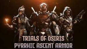 It is for melee classes but i will start work on the caster and healing set tomorrow. Destiny 2 Trials Of Osiris Pyrrhic Ascent Full Armor Set Titan Hunter Warlock Season 13 Youtube