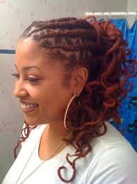 Consider leaving your natural hair in front and sewing in hair extensions in the back. Dreadlocks Hairstyles For Women Hairstyles Weekly Hair Styles Locs Hairstyles Natural Hair Styles
