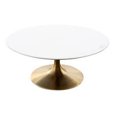 Mid Century Modern Tulip Coffee Table With Gold Base Chairish Tulip Coffee Table Coffee Table Mid Century Modern Coffee Table