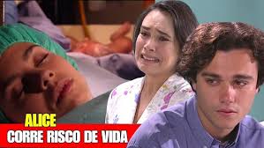 História de Amor: Joyce cai de escada, tem parto prematuro e corre risco