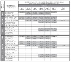 size charts