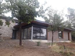 Pour plus d'informations techniques sur l'ossature. Extension Ossature Bois D Un Mas En Pierre Boiseco Construction Maisons A Ossature Bois