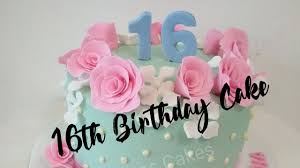 Happy 16 th annual 35 th birthday! 16th Birthday Cake Youtube
