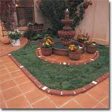 The choice of bricks and installation process create striking looks for your border. Amazon Com Let S Edge It Decorative Plastic Brick Edging With 4 Built In Solar Lights Terra Cotta 20 Foot Kit Argee Rg820s Orange Garden Border Edging Garden Outdoor