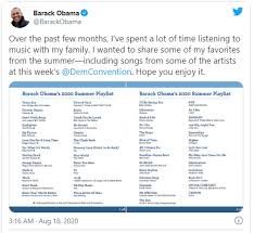 Download Billie Eilish Rihanna Feature In Barack Obama S 2020 Summer Playlist
