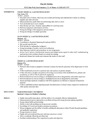 There are plenty of opportunities to land a clinical laboratory technician job position, but it won't crafting a clinical laboratory technician resume that catches the attention of hiring managers is paramount to getting. Medical Lab Technologist Resume Samples Velvet Jobs