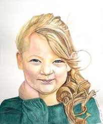 Watercolor art pieces created