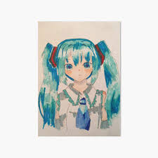Best of all, this service is completely free! Hatsune Miku Cute Art Board Prints Redbubble