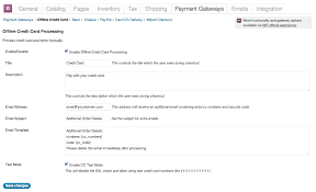 You can also give shoppers the added option to save credit card details for faster checkouts in the future. Offline Credit Card Processing For Woocommerce