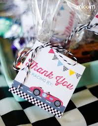 Racing Cars Birthday Party Ideas Photo 2 Of 9 Catch My Party Race Car Birthday Party Race Car Party Favors Cars Party Favors