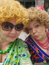 We did a Mrs Roper Romp