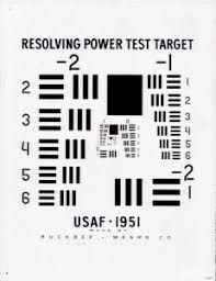 1951 Usaf Resolution Test Chart