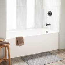 Small soaking tub shower combo. Signature Hardware 447052 Sitka 60 X 32 Three Build Com