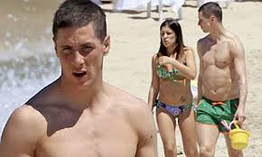 15th september 2020, 11:30 am. Fernando Torres Shows Off His Growing Tattoo Collection On Ibiza Beach Break With Wife Olalla Daily Mail Online