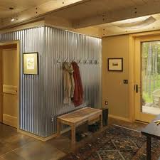 Corrugated Metal Wall Design Ideas Pictures Remodel And Decor Metal Homes Metal Building Homes Home