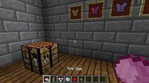 In minecraft, pink dye is one of the many dyes that you can make. Pink Dye Official Minecraft Wiki
