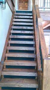 Timber Steps And Railing With Steel Toe Kicks And Black Metal Spindles Metal Spindles Stairs Timber