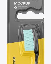 Download Toothbrush Blister Pack Mockup