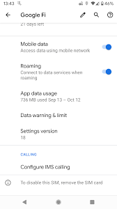 Android devices' data settings · tap your device's settings menu. Missing Advanced Network Settings On Android 10 Google Fi Android Community