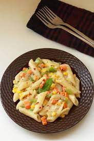 White Sauce Pasta Recipe Tasty And Easy To Make Pasta In White Sauce And Vegetables Can Be Eas Healthy Pasta Recipes Pasta Recipes White Pasta Sauce Recipe