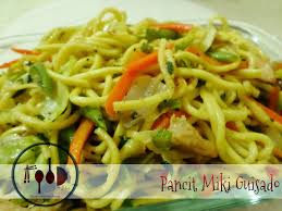 Flavors Of Online Dining Pancit Miki Guisado Pancit Guisado Noodle Recipes