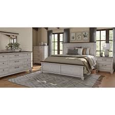 The Gray Barn Overlook Rustic 4 Piece Bedroom Set King 4 Piece Beige Rustic Bedroom Sets Bedroom Furniture Sets Rustic Bedroom Furniture