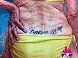 I love seeing old people with tattoos, i mean obviously their time will be up sooner than younger people and i think its cute knowing they are taking. This Is What Your Tatt Will Look Like In 40 Years 14 Old People With Tattoos