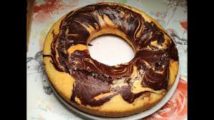 Plumcake bicolore senza burro all'olio. Ciambellone Bicolore All Acqua Senza Burro Latte E Uova Youtube