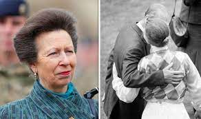 Princess Anne hugs Prince Philip in picture showing rare public display of  affection | Royal | News | Express.co.uk