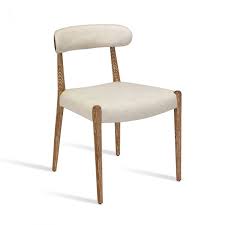 Adeline Dining Chair Whitewash Dining Chairs Midcentury Modern Dining Chairs Upholstered Side Chair