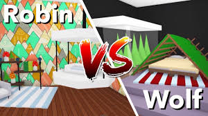 Frenchy's bedroom in grease or dawson's. Robin Vs Wolf Bedroom Design Ideas Building Hacks Roblox Adopt Me Bird Cage Diy Tent Youtube