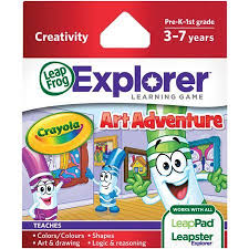 Crayola Art Adventure Leapfrog Leapster Explorer Leapfrog Leappad Ultra Leapfrog Leappad1 Leapfrog Leappad2 Leapfrog Leappad3 Leapfrog Leapstergs Explore Crayola Art Leap Frog Learning Games