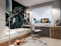 Fotowand Lasst Das Kinderzimmer Optisch Geraumiger Wirken Boy Bedroom Design Boys Bedroom Modern Bedroom Design
