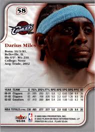 2003-04 Flair #58 Darius Miles
