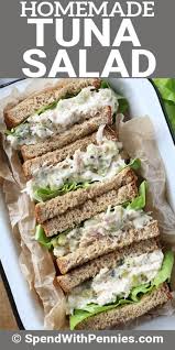As a tuna loving weight watcher, i've got a great selection of canned tuna recipes for you to choose from. Classic Tuna Salad Ready In 15 Minutes Spend With Pennies