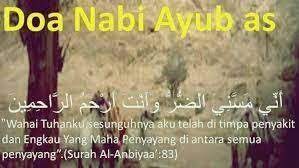 Hikmah Sakit Belajar Dari Nabi Ayub Belajar Doa Kembar