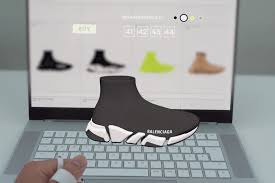 Balenciaga mens black speed sneaker sock trainer graffiti size 43. Balenciaga Drops Redesigned Speed 2 0 Sock Sneaker Hypebeast