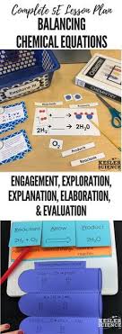 Balancing equations get the gizmo ready: Balancing Chemical Equations Lesson Plan A Complete Science Lesson Using The 5e Method Of Instruction Kesler Science Teaching Chemistry Science Lessons Interactive Science Notebook