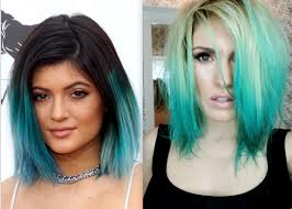 Black Blue And Blonde Ombre Hair Teal Ombre Hair Tutorial Ombre Hair Tutorial Teal Ombre Hair Hair Tutorial