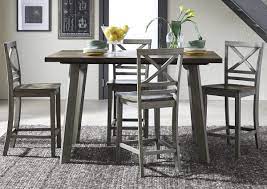 Shop our best selection of counter height kitchen & dining room table sets to reflect your style and inspire your home. Fairhaven 5 Piece Bar Height Dining Table Set Gray Home Furniture Plus Bedding
