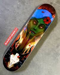 Featured Deck Of The Day Forest Spirit By Jack Porter Forest Spirit Skateboard Art Custom Skateboards