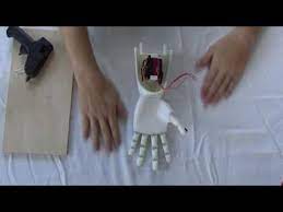 Diy Prosthetic Hand Arm Voice Controlled Youtube 3d Printing Projects Robot Arm Futuristic Robot