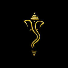 Dark Ganpati Images Hd Wallpaper Black And White Golden Ganesha Poster Zazzle Com In 2020 Ganesh Art 3 Way Mirrors Ganesha