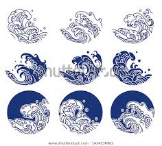 Here are some of wave tattoo designs we saw on men that might interest you: Oriental Sea Waves Japanese Tattoo Art Japanese Drawings Wave Illustration