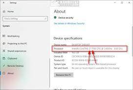 How To Identify Your Intel Processor And Generation - Majorgeeks