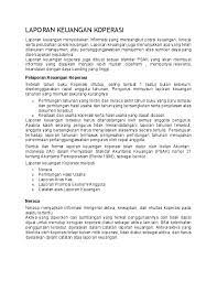 Untuk melaksanakan tugas pokok tersebut dinas koperasi, umkm dan. Doc Laporan Keuangan Koperasi Dan Hurint Academia Edu