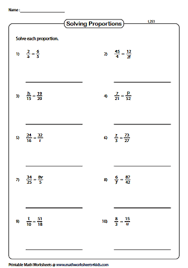 Irregular preterite notes (ones alr. Solving Proportions Worksheets